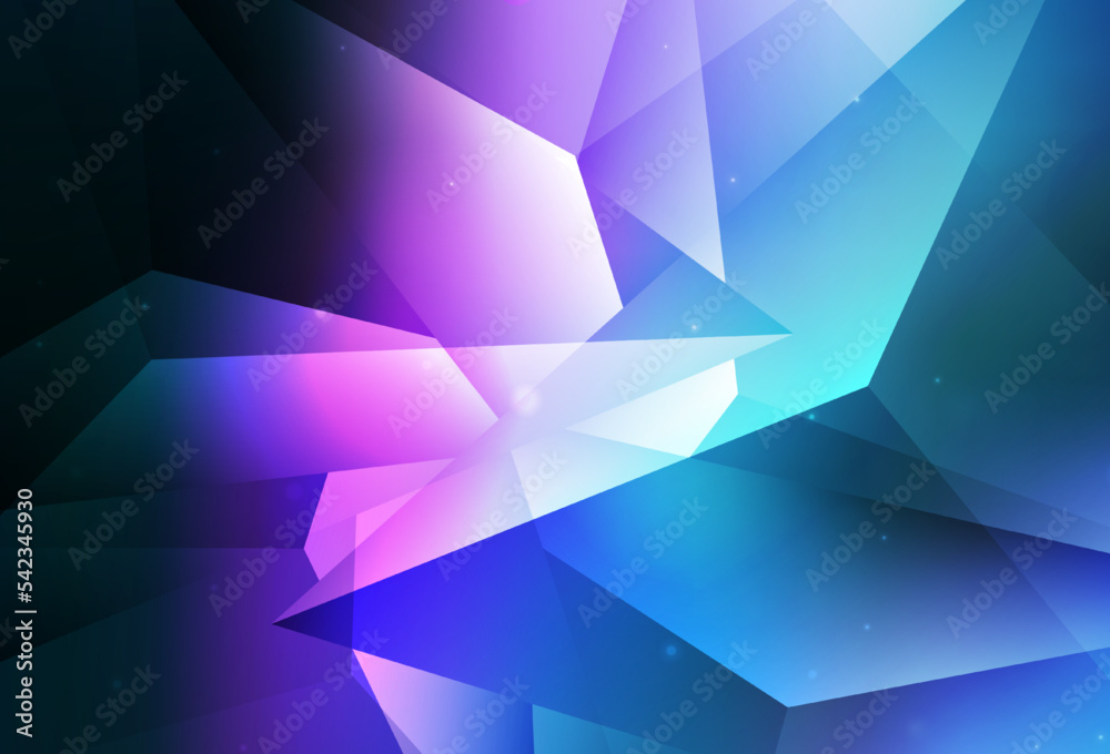 Obraz premium Dark Pink, Blue vector Abstract illustration with colored bubbles in nature style.