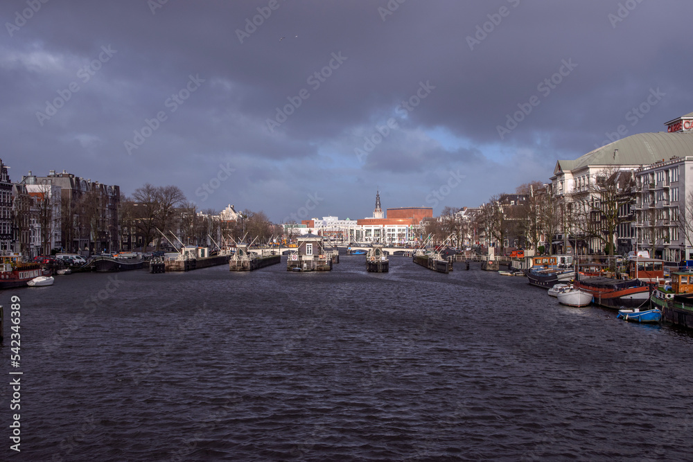 Bad Weather At The Amstelriver Amsterdam 2019