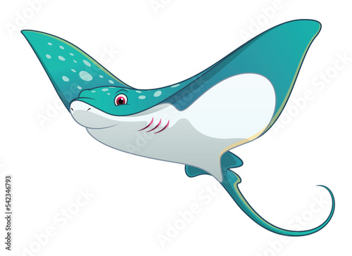 Stingray Cartoon Animal Illustration