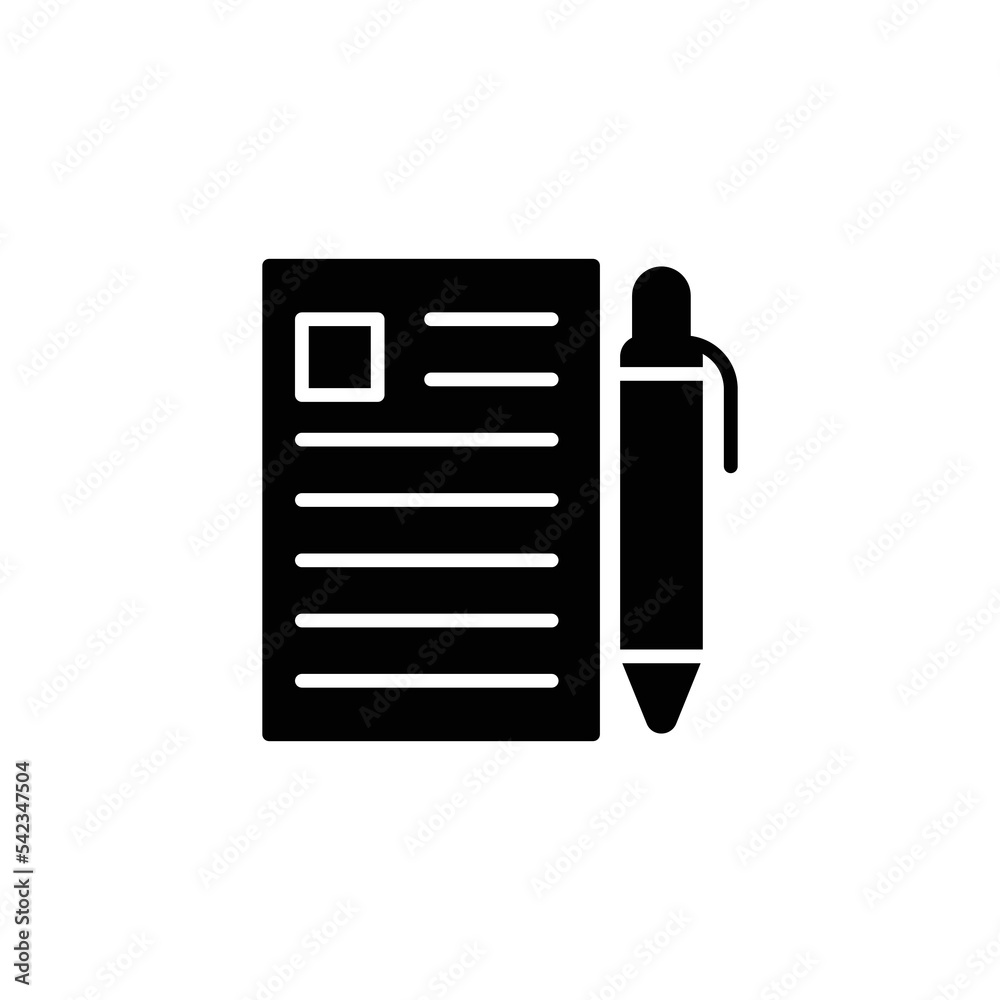 pen and paper theme icon suitable for web, application or additional components for your project pen and paper theme icon suitable for web, application or additional components for your project