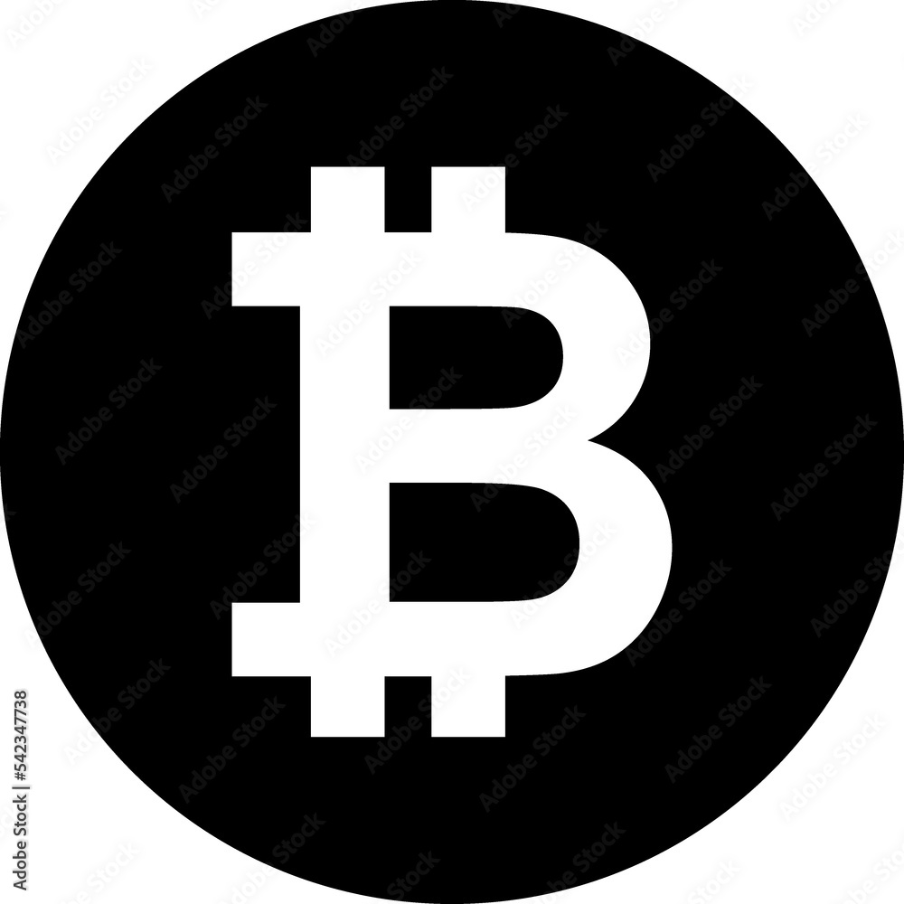 digital money. Bitcoin line icon digital money. Bitcoin line icon