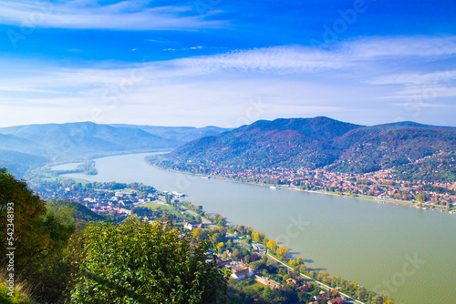 View of Bend of Danube in Hungary © vargabandi