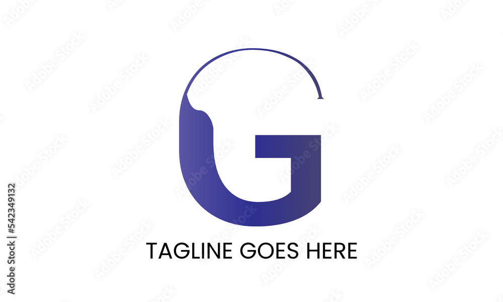 Alphabet Letter G Unique Modern Logo Design