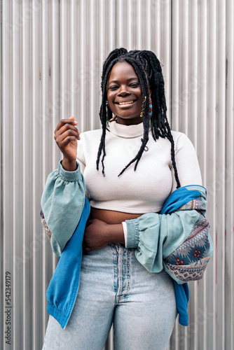 Cheerful African Woman Portrait