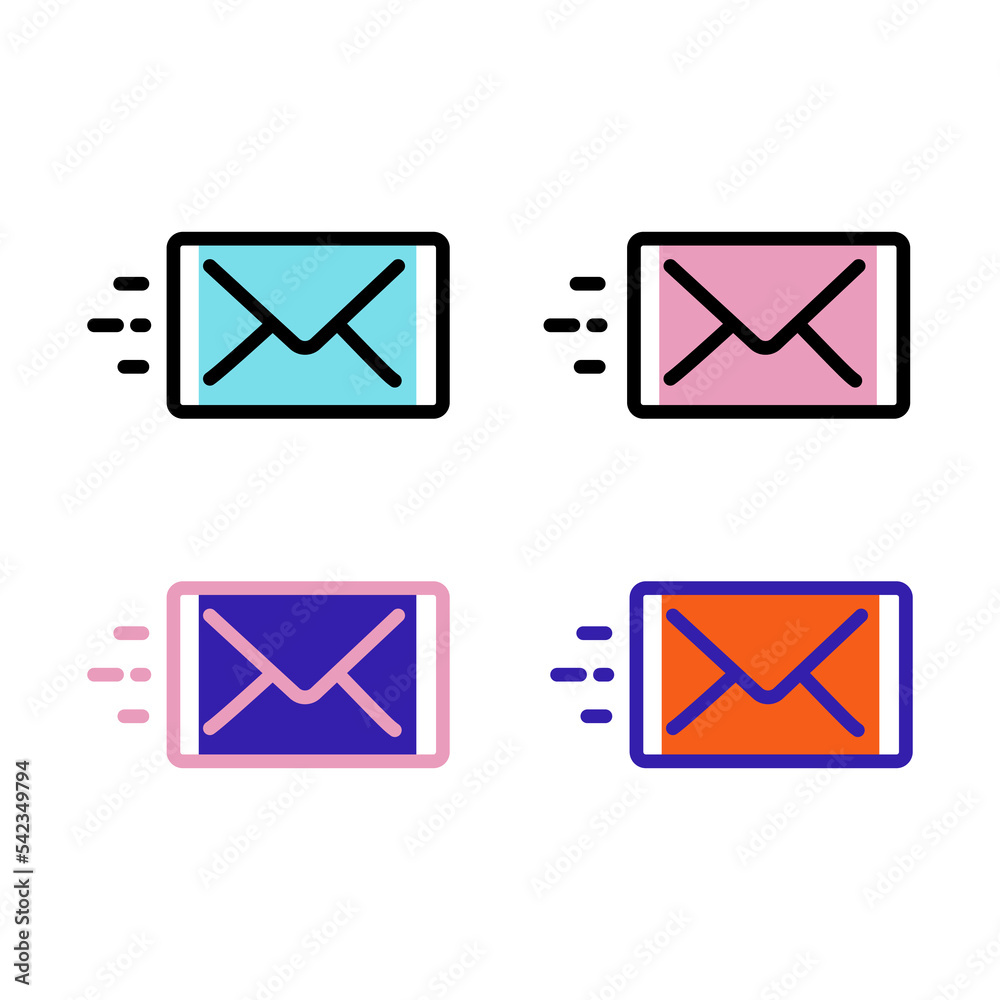 Message icon, with 4 color and outline options. also suitable for use as logos and illustrations. Message icon, with 4 color and outline options. also suitable for use as logos and illustrations.