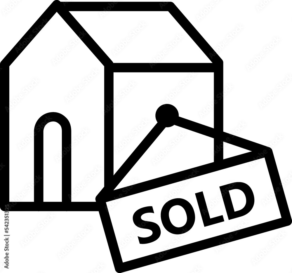 Realtor, home, house line icon