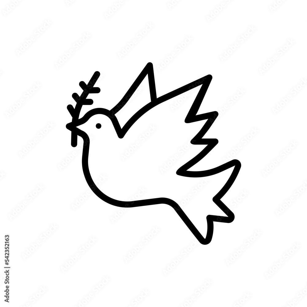 Dove Of Peace Icon Collection Flying Dove Holding An Olive Branch As A dove-of-peace-icon-collection-flying-dove-holding-an-olive-branch-as-a