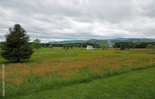 Landscape with Radio Telescope - West Virginia