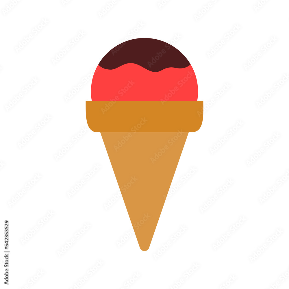 Vector illustration of ice cream Vector illustration of ice cream