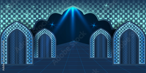 Arabic Islamic calligraphy of eid Mubarak