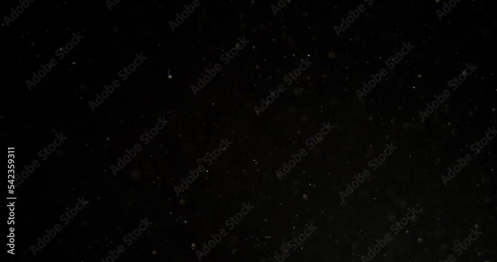 Particles in black screen. Filmed with RED camera. Particles in black screen. Filmed with RED camera.