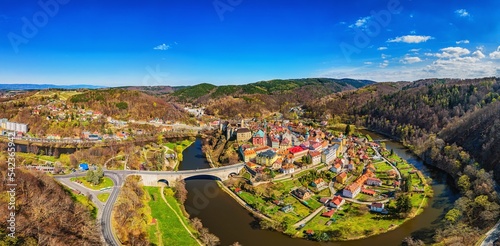 City and castle of Loket, Karlovy Vary Region (Karlsbad / Carlsbad), Czech Republic (Czechia) 