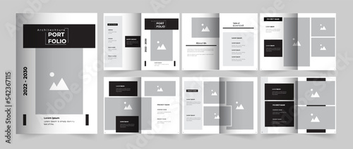 Modern and clean architecture portfolio or interior template