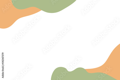 Simple banner background design template vector.