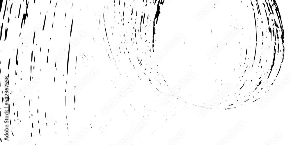 Strokes in different directions of black paint on a white background. Graffiti element. Design template for the design of banners, posters, booklets, covers, magazines. EPS 10