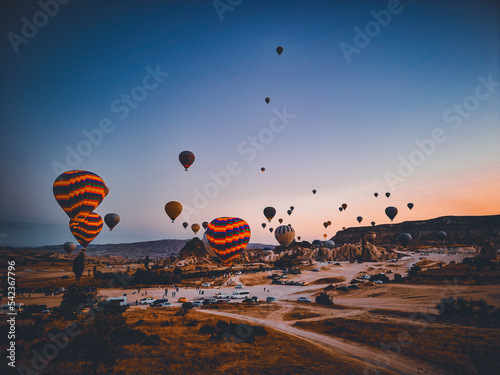 hot air balloon ride over cappadocia turkey