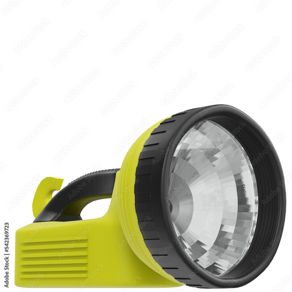 3d rendering illustration of a high power torch 3d rendering illustration of a high power torch