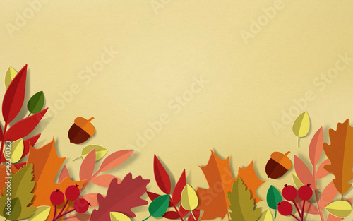 Autumn elements design