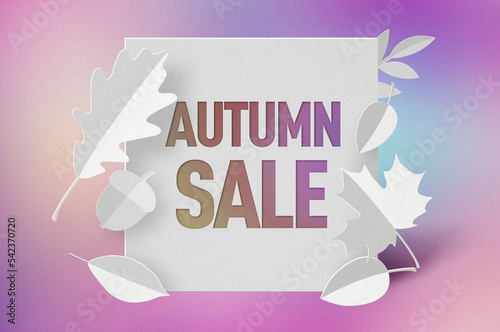 Autumn sale banner
