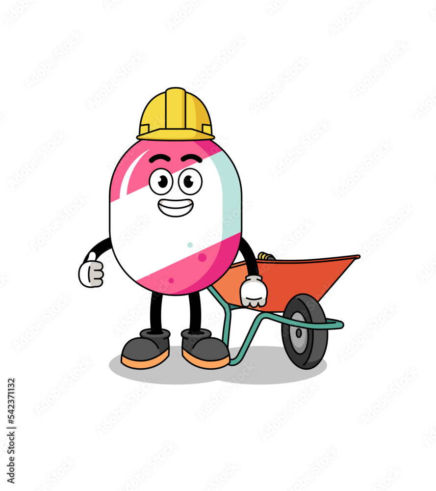 candy cartoon as a contractor candy cartoon as a contractor