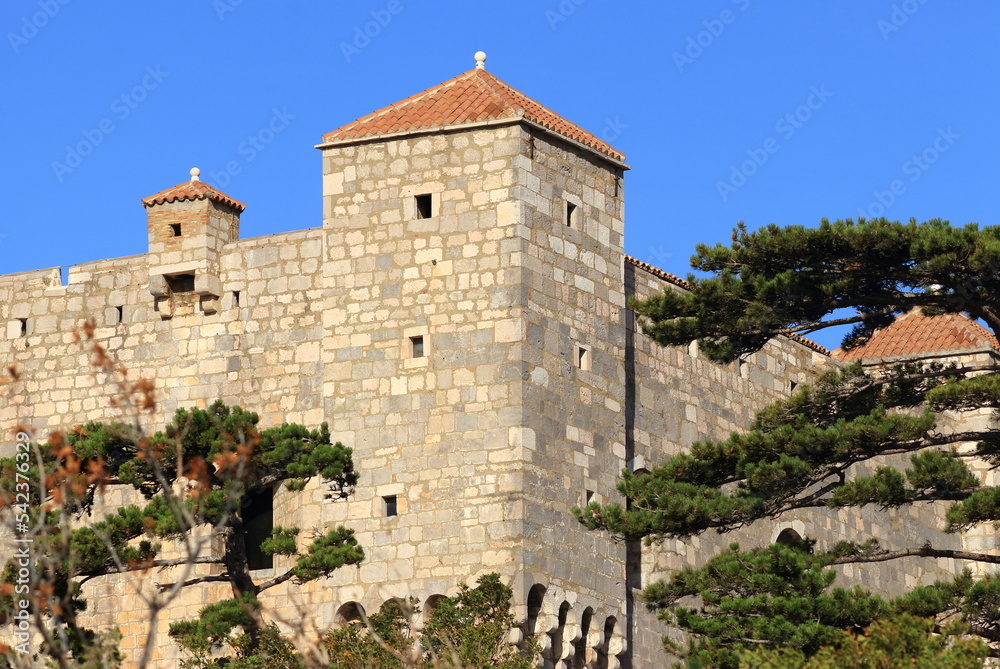 Nehaj Fortress in old town Senj, touristic destination on Adriatic sea, Croatia