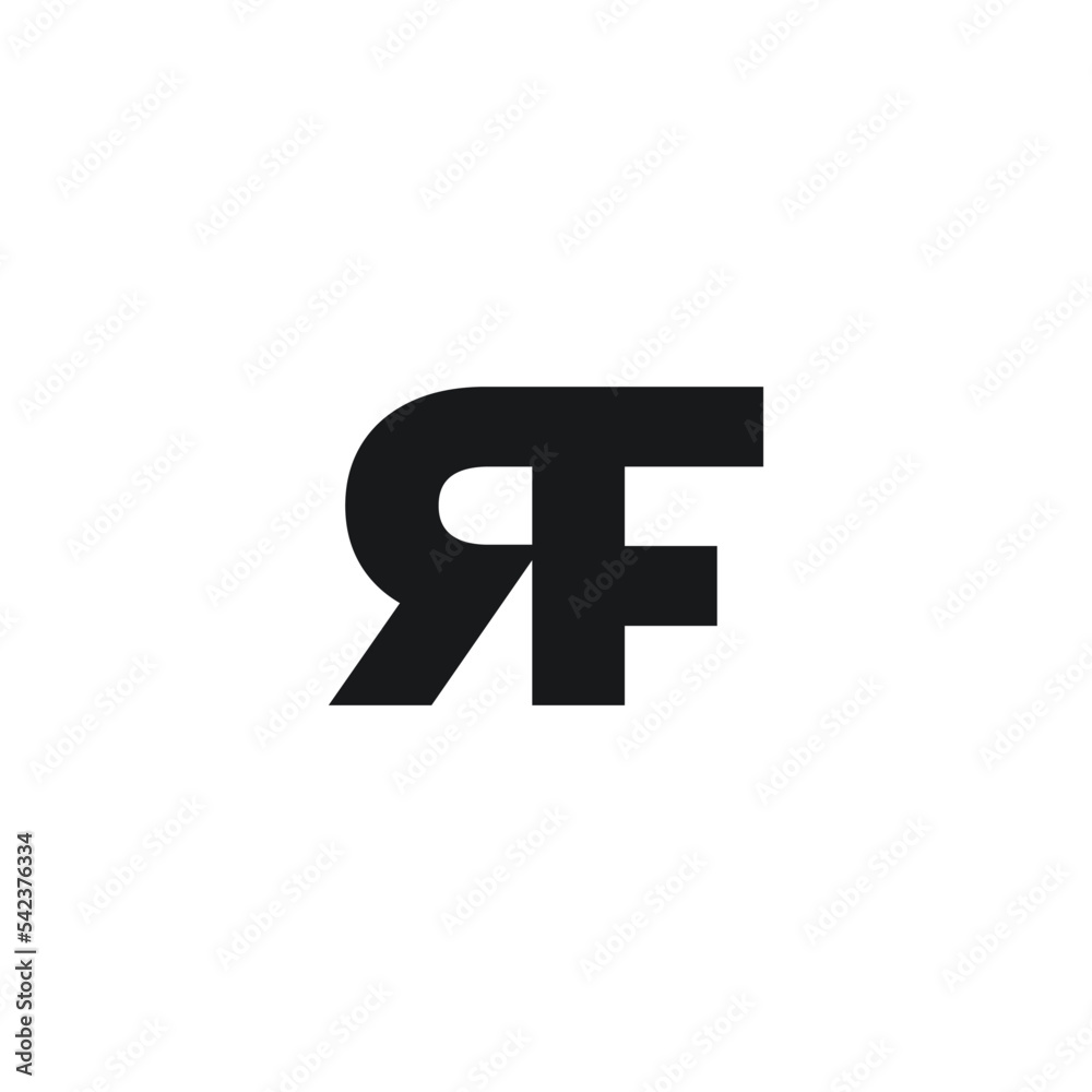RF abstract initials letter monogram vector logo design RF abstract initials letter monogram vector logo design