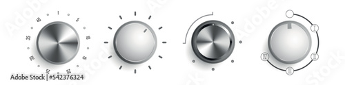 Big volume knobs set