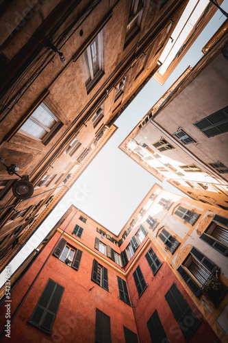 Old building street in Italy