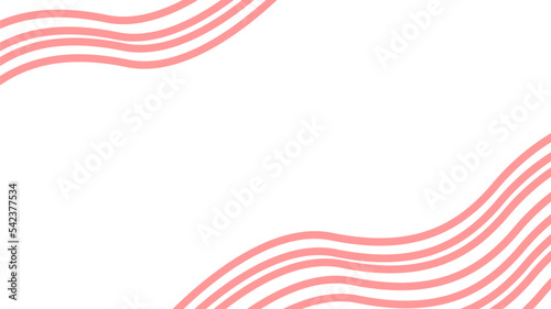 abstract pink line pattern on white background stock vector