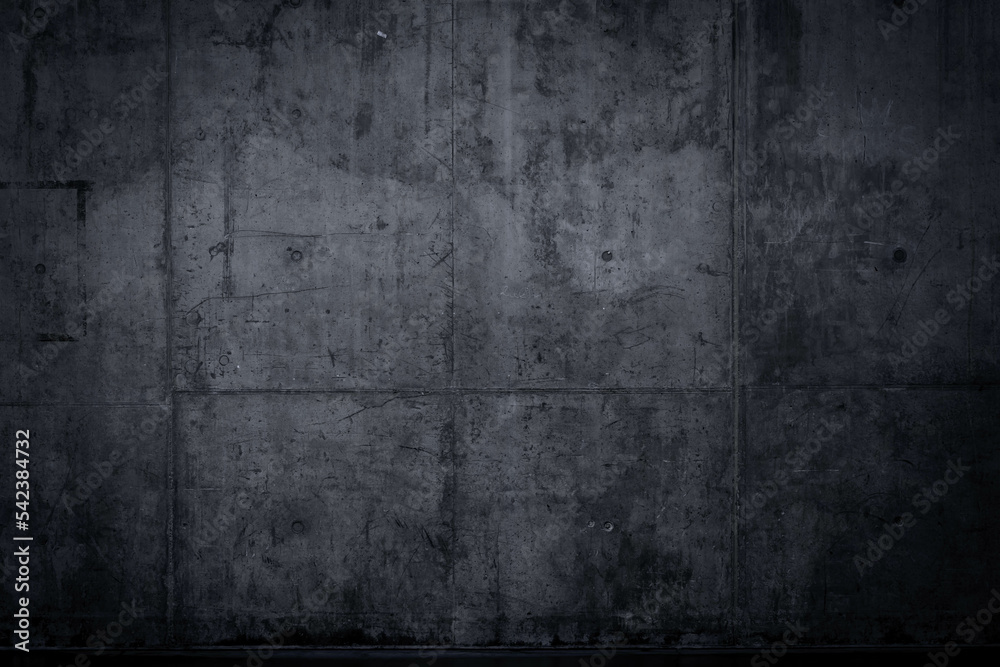 Grungy and smooth bare concrete wall