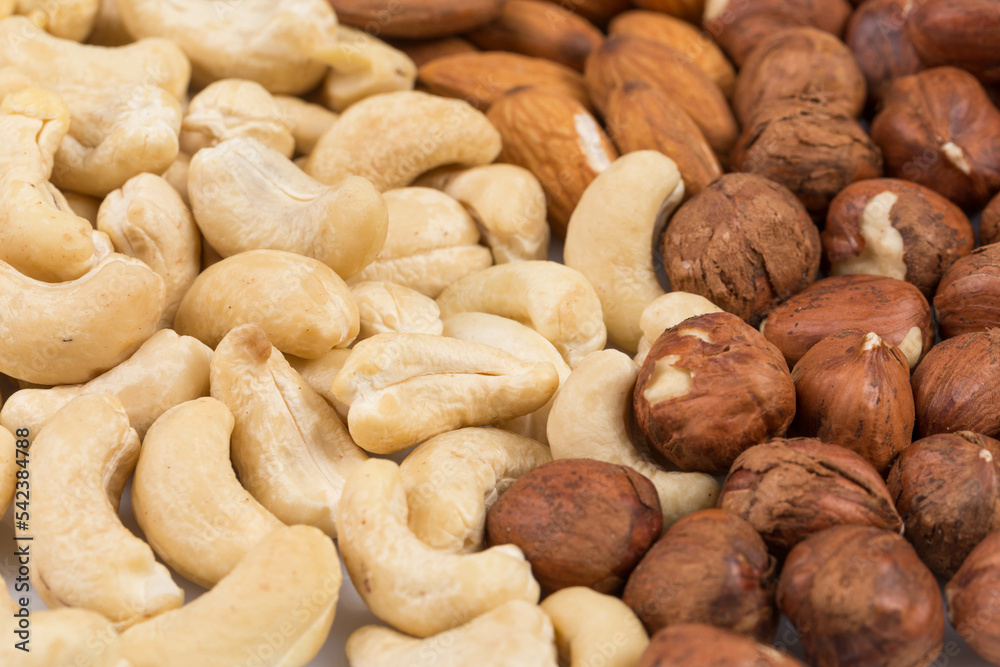 Obraz premium Various kinds of nuts