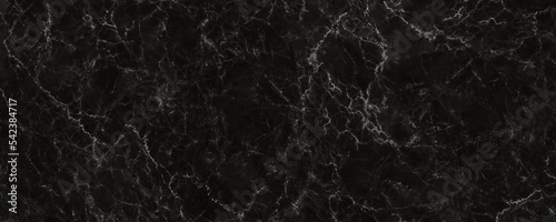 Panorama black marble texture for background or tiles floor decorative design.