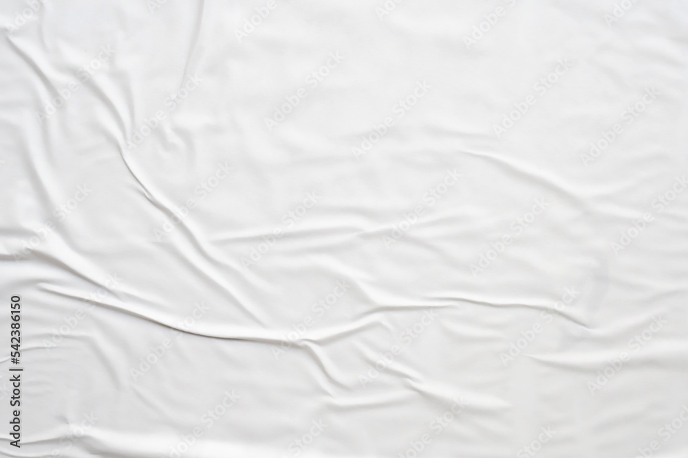 Obraz premium white crumpled and creased paper poster texture background