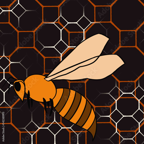 honeycomb, pattern, honey, yellow, vector, bee, seamless texture, orange, design, wallpaper, illustration, food, hexagon, comb, sweet, beehive, shape, backgrounds, wax, beeswax, gold, background, geom