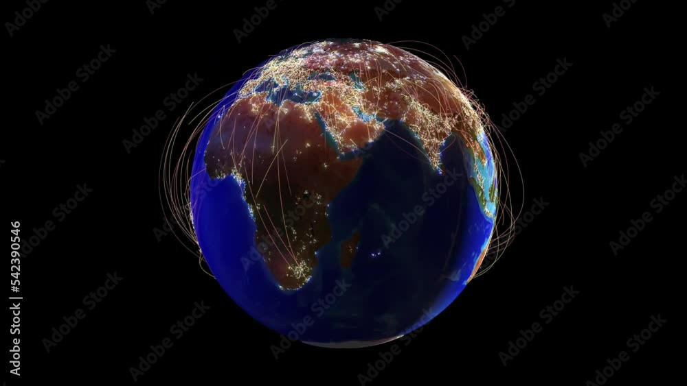 Visualizing Global Connections on a Rotating Earth Visualizing Global Connections on a Rotating Earth