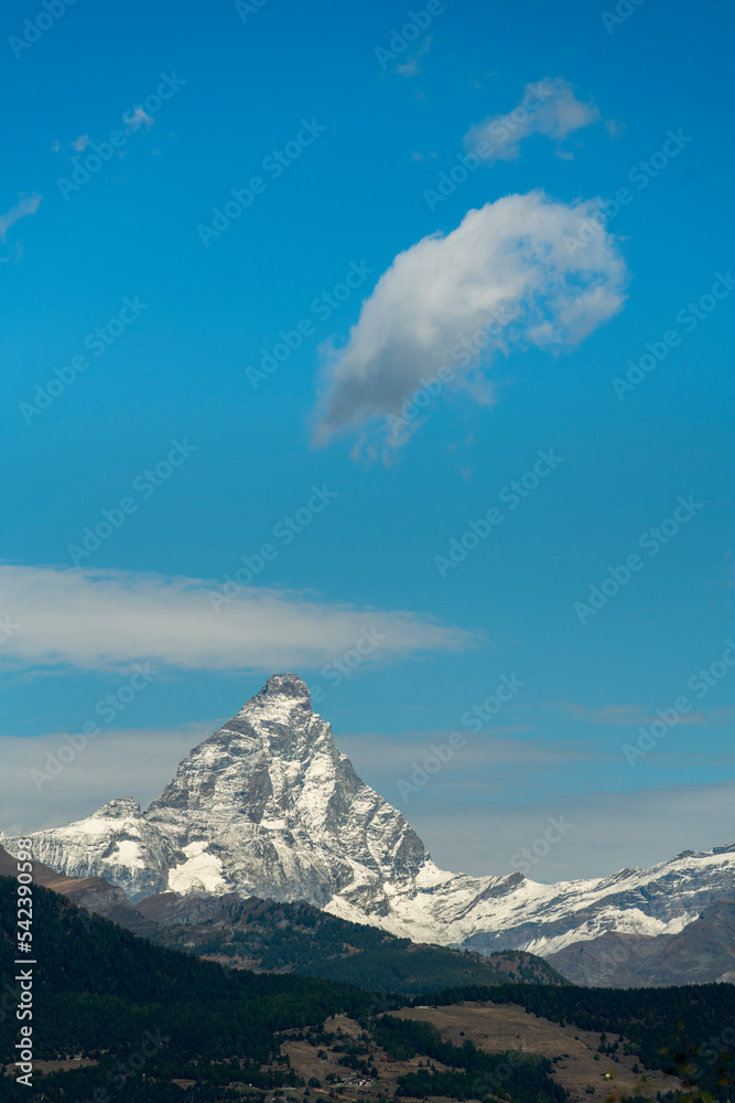 Matterhorn mountain range of the Alps, between Switzerland and Italy