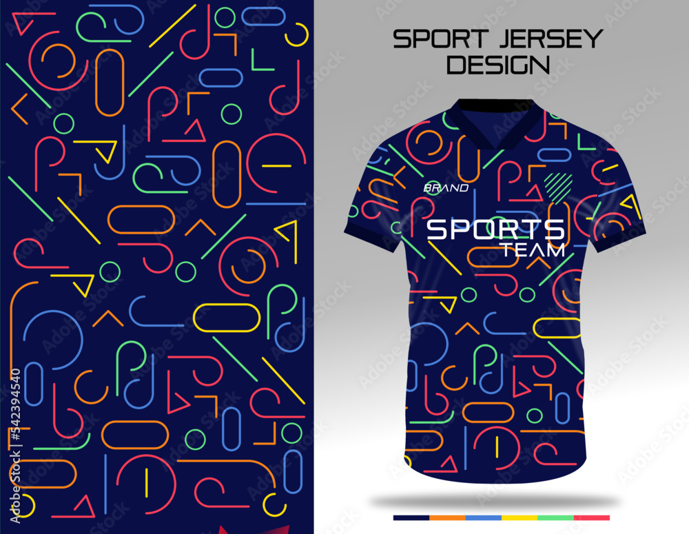 Blue Yellow Sublimation Sports Jersey