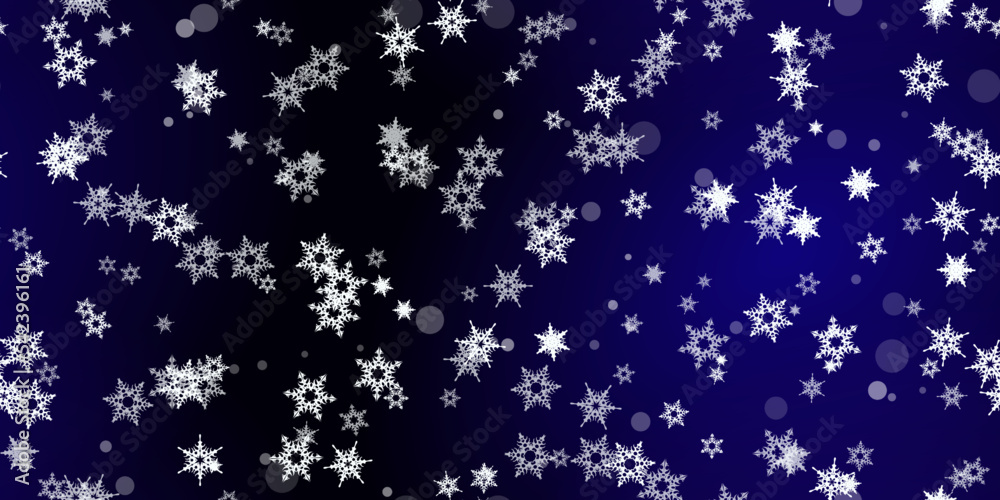 Falling Snowflakes seamless pattern flying snow Falling Snowflakes seamless pattern flying snow