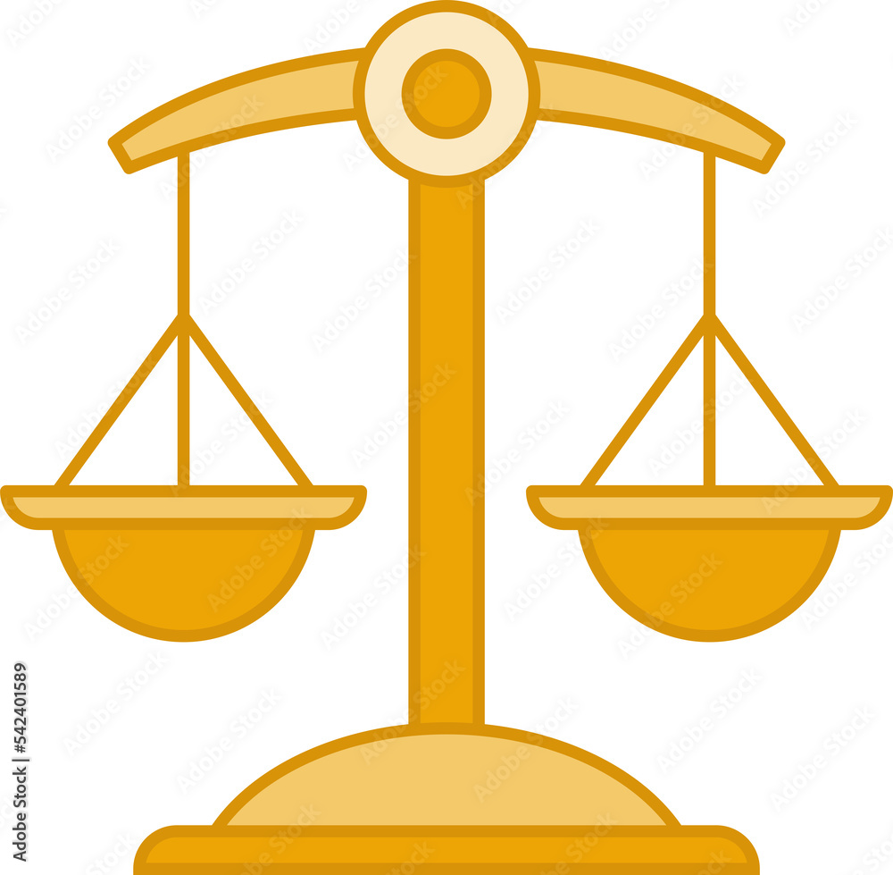 golden balance scales illustration golden balance scales illustration