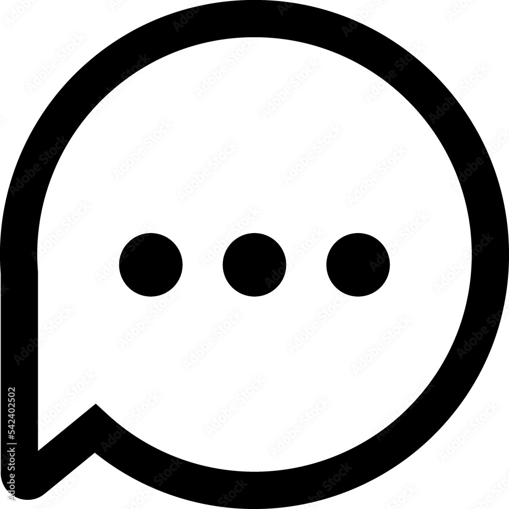 Speech, communication, bubble line icon Speech, communication, bubble line icon