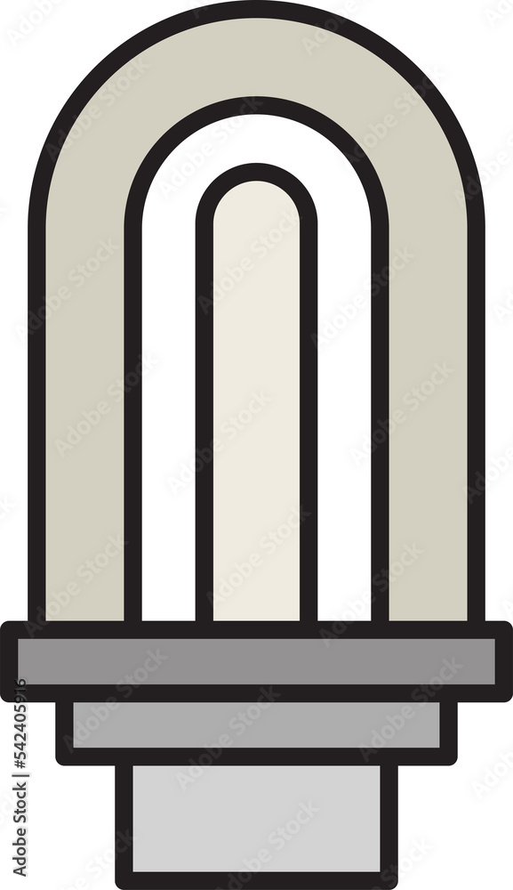 Fototapeta premium electric light bulb icon