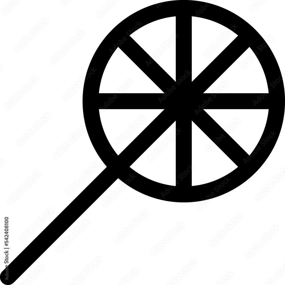 Obraz premium Lollipop line icon