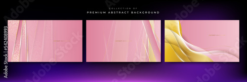Abstract gold and soft pastel pink luxury background