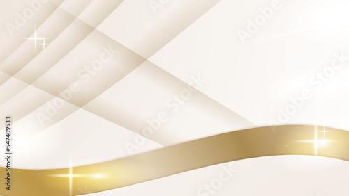 Abstract luxury background with silk, curve wave, glitter, bokeh, and golden line