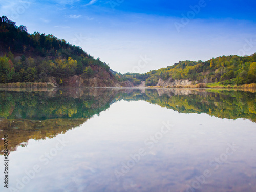 Mine lake at Rudabanya, Hungary