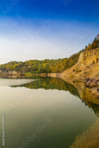 Mine lake at Rudabanya, Hungary