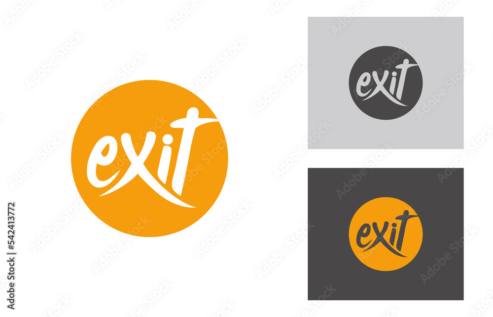 exit brand logo exit brand logo