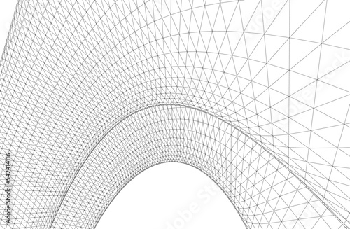 abstract geometric background 3d illustration