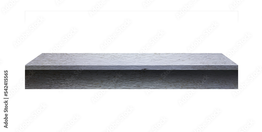 Empty concrete table top isolated, desk mockup, product display stand Empty concrete table top isolated, desk mockup, product display stand