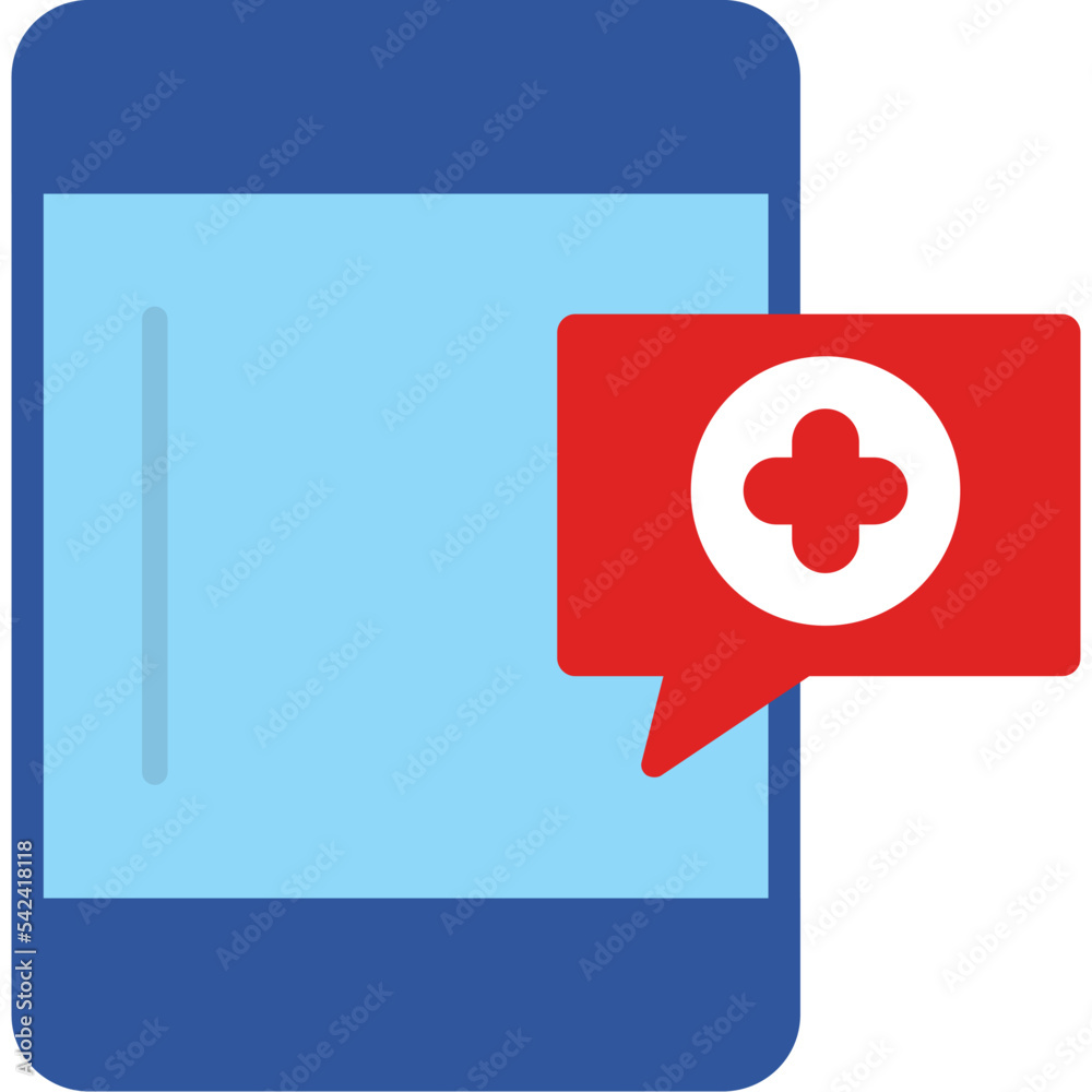 Obraz premium Online Medical Help Icon
